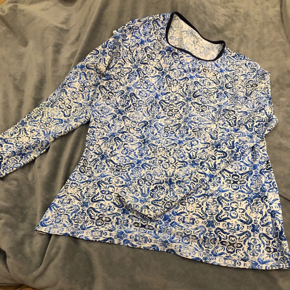 Land’s End Long Sleeve Swim/rRash Guard